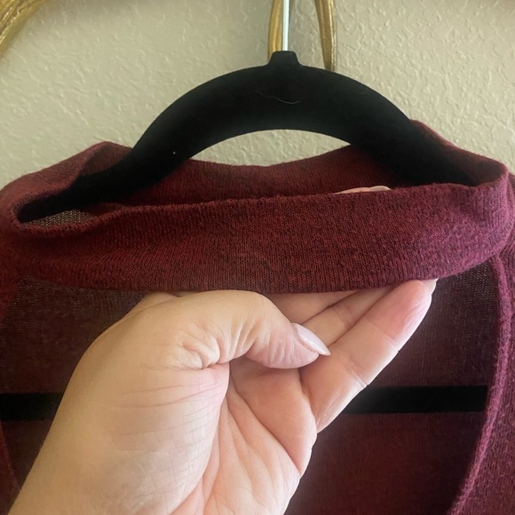 Maurice’s choker style cold shoulder sweater - Picture 4 of 5